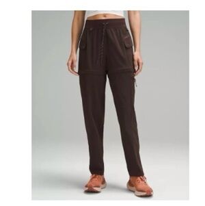 lululemon Brown convertible hiking pants
